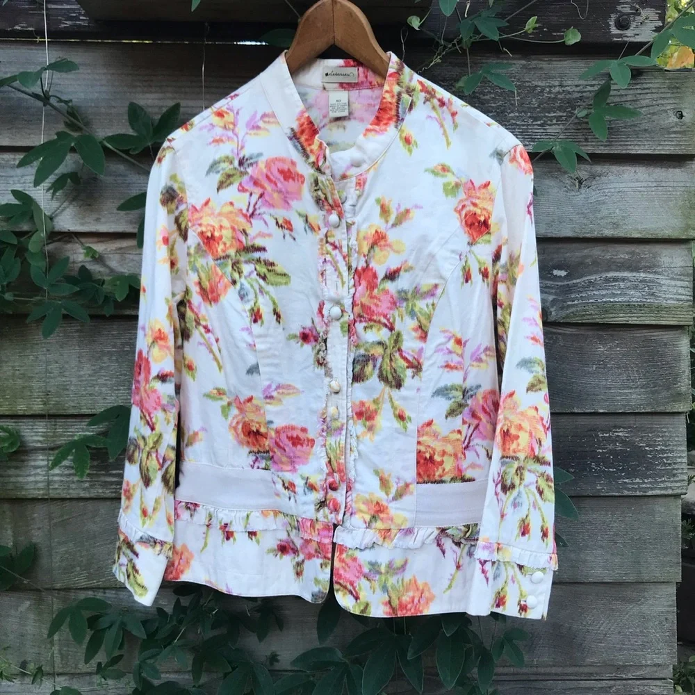 Elevenses Floral Jacket - Picture 3 of 4